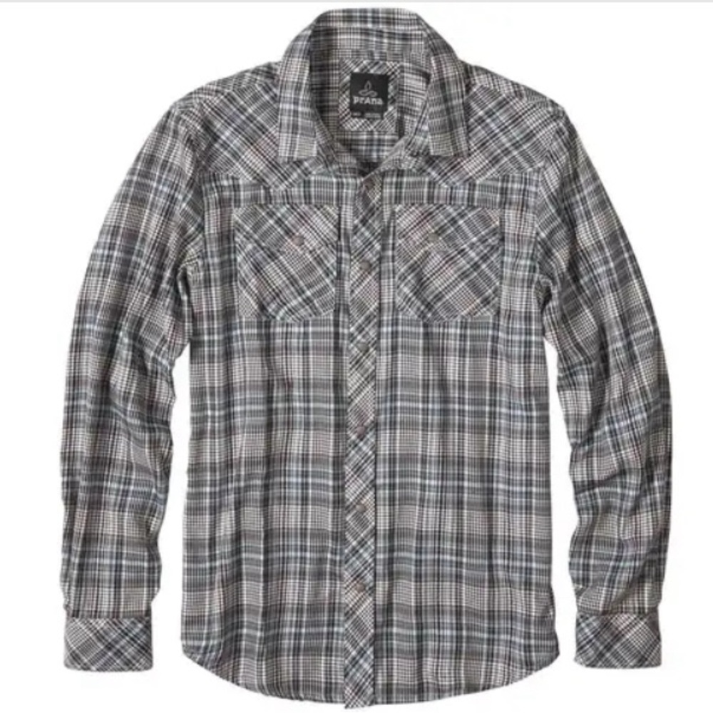 PrAna Holstad Plaid Long Sleeve Shirt